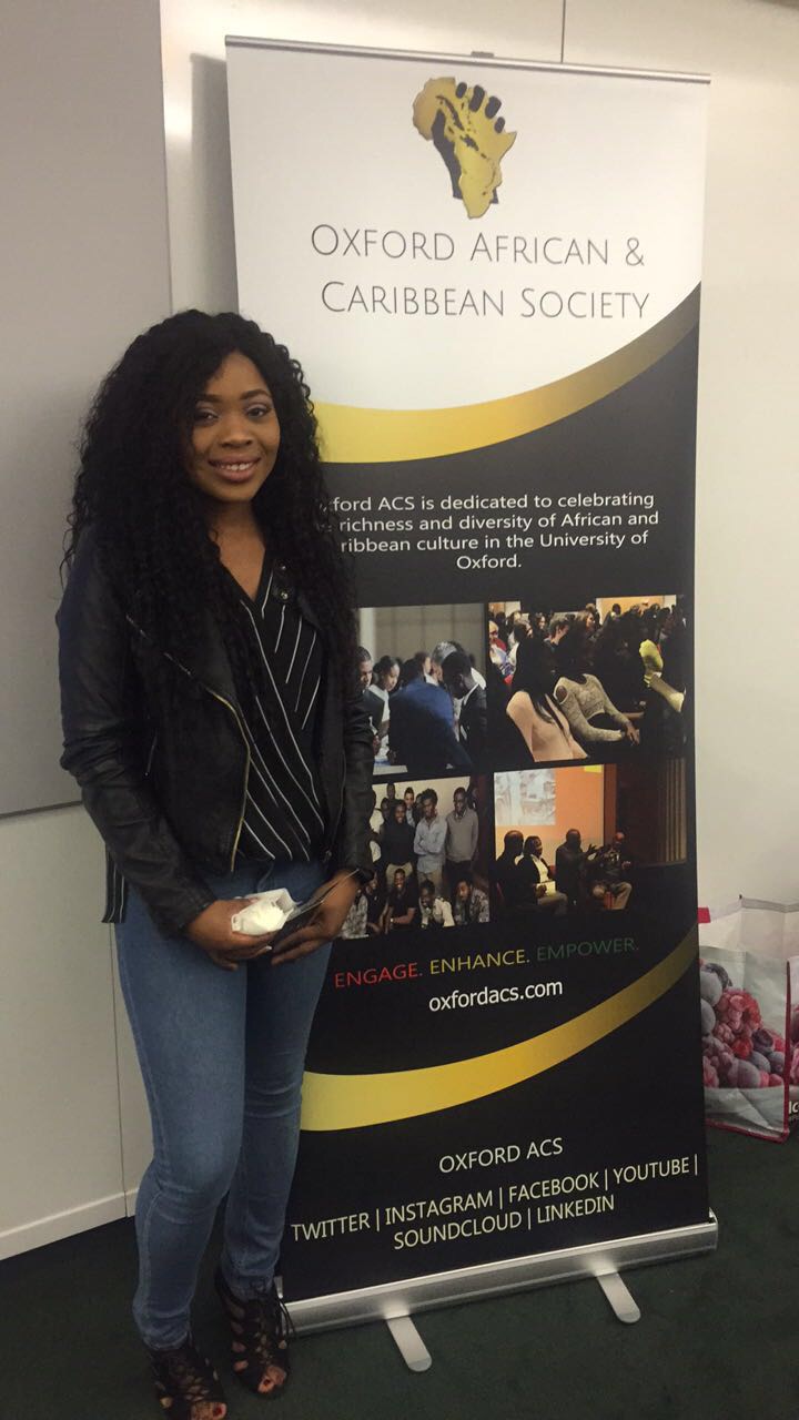 Angelica at the Oxford University African and Caribbean Society