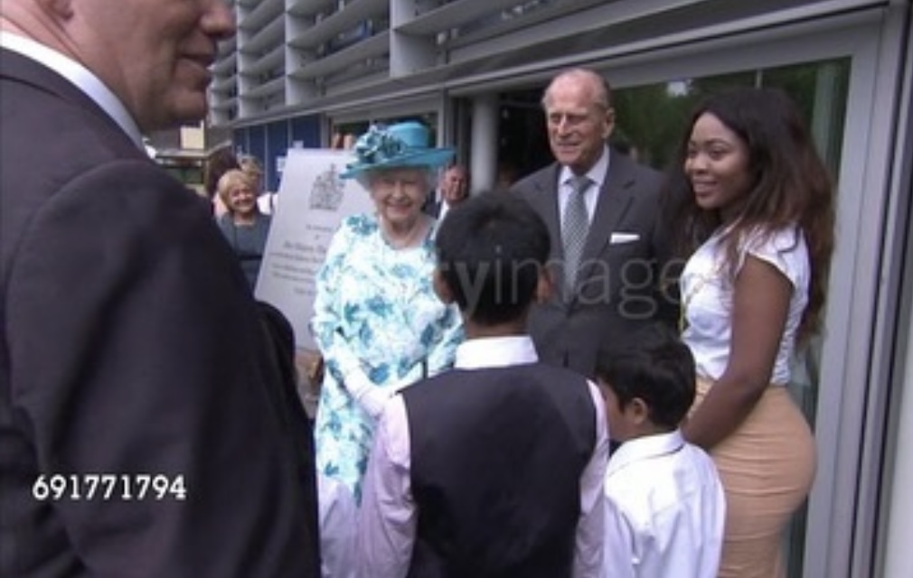 Angelica as Young Mayor with HM Queen Elizabeth II and the Duke of Edinburgh, 2018