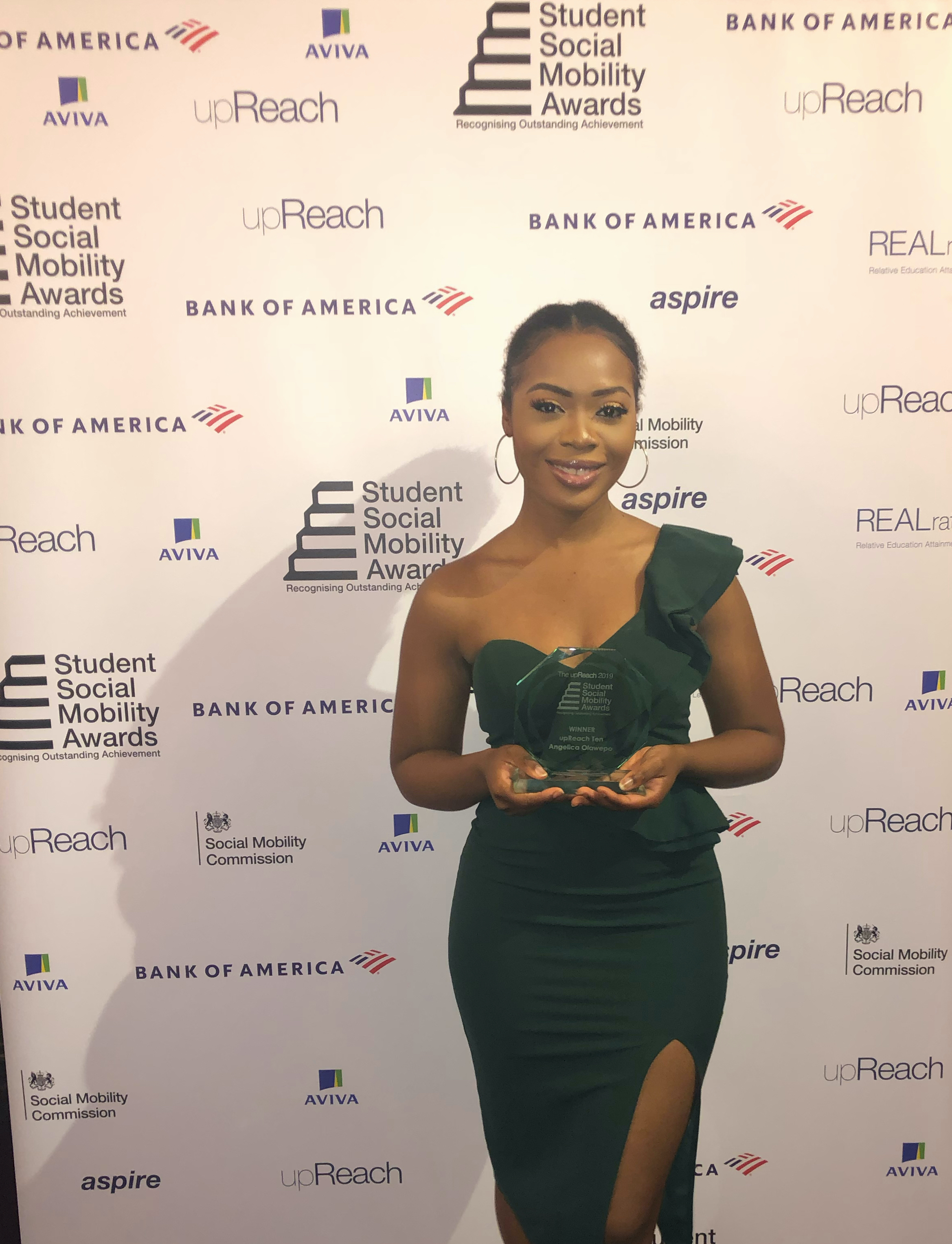 Angelica recognised at the House of Lords as one of the UK's Top 10 Students