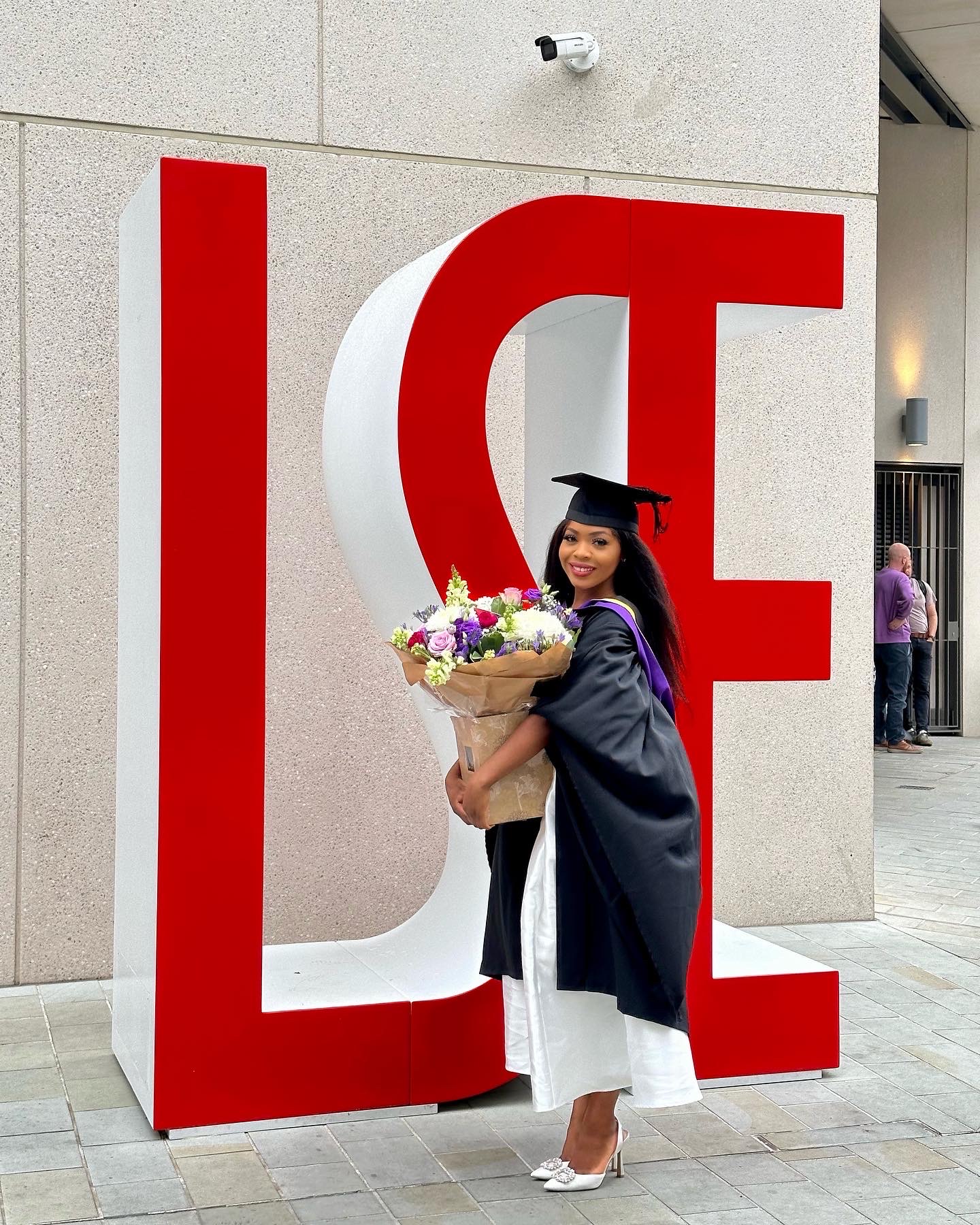 Angelica at her LSE graduation