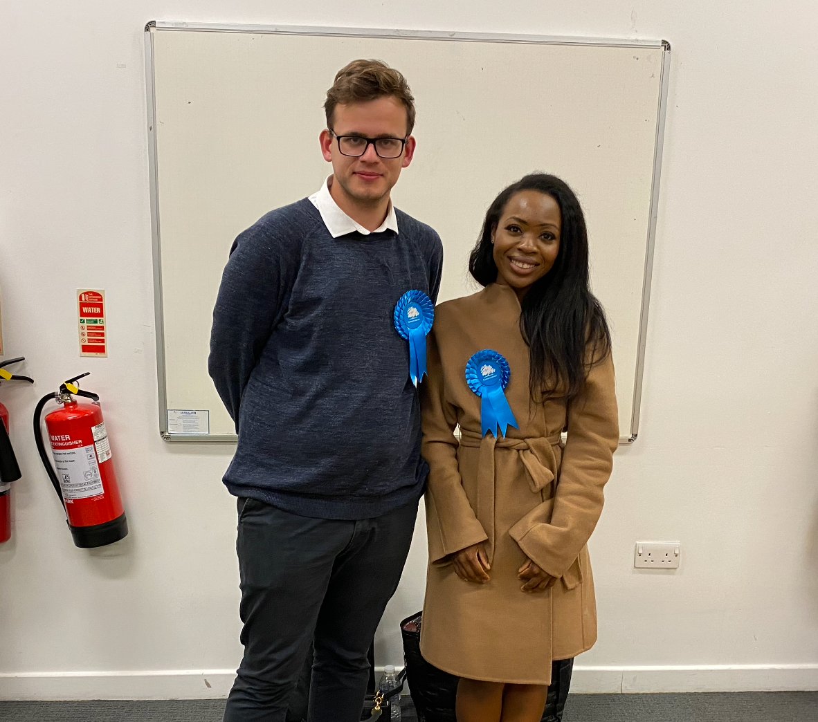 Angelica as a Conservative candidate, May 2022
