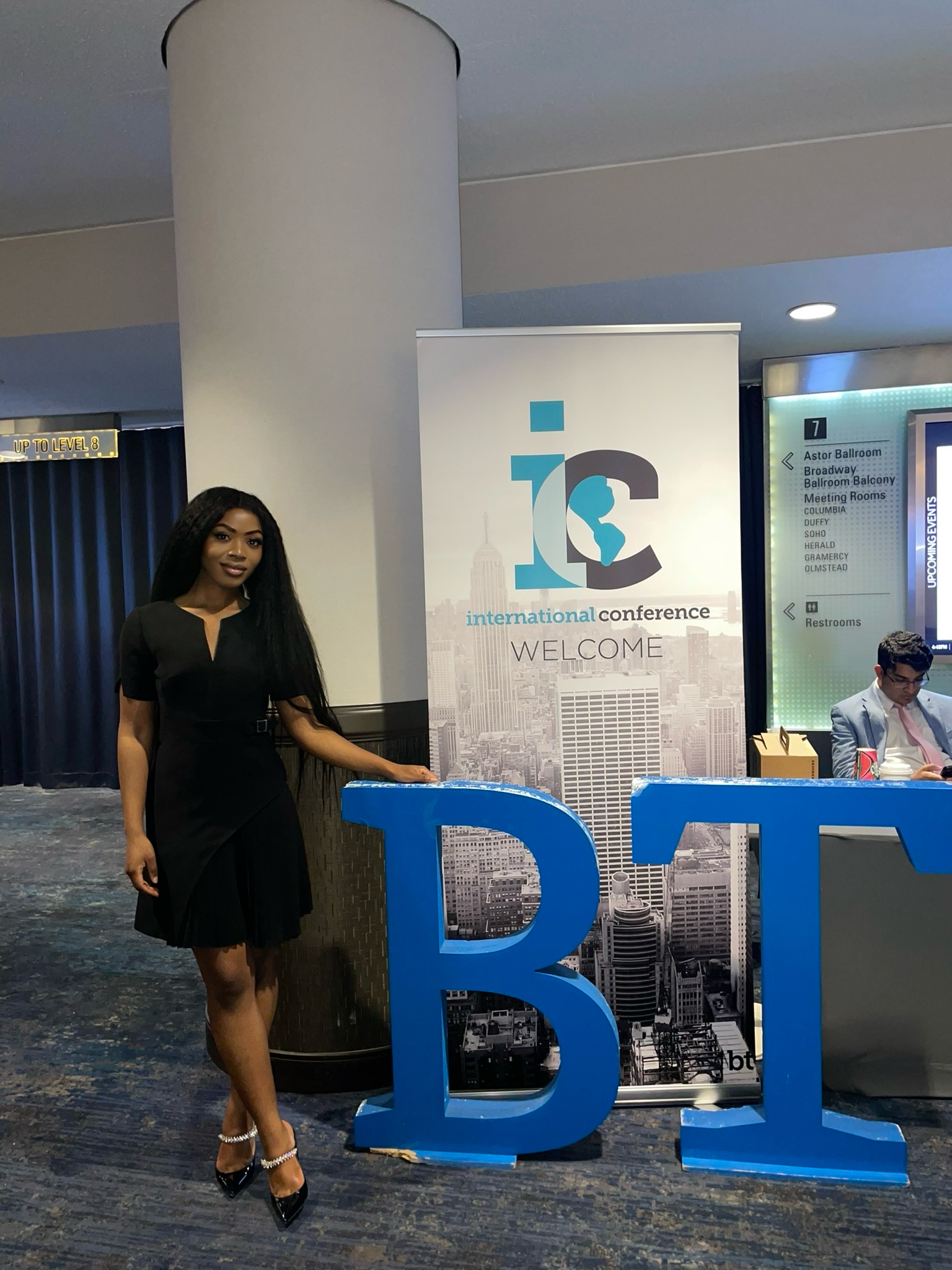 Angelica at the Princeton University BusinessToday International Conference, 2023